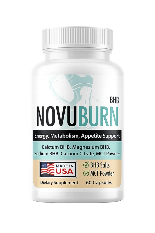 How to use Novuburn: two capsules daily with breakfast and water