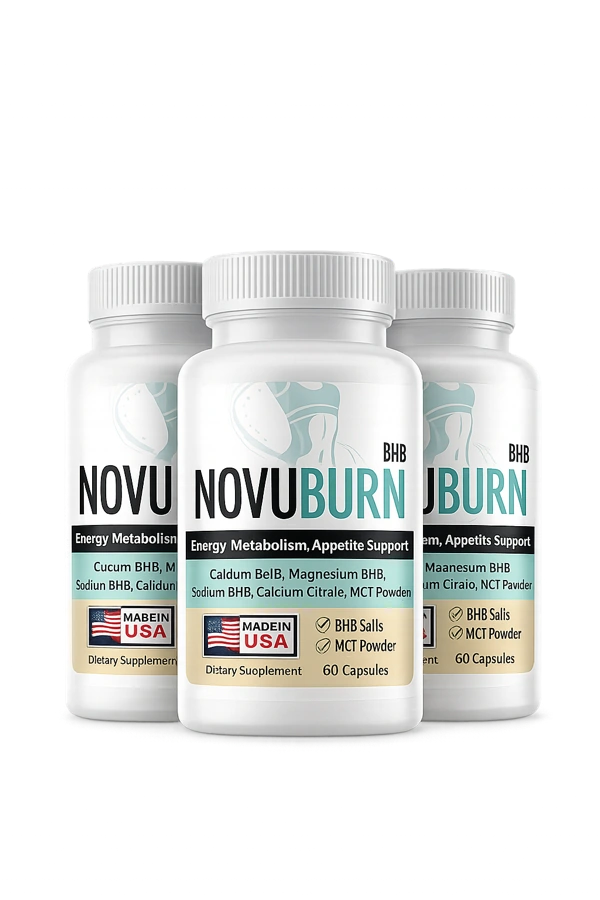 Novuburn keto BHB and MCT capsules with a Tri-Salt BHB complex